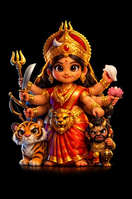माँ दुर्गा चित्र