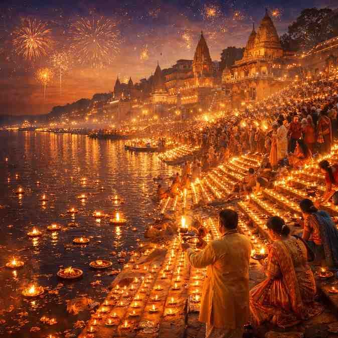 देव दीपावली पूजा विधि: कार्तिक पूर्णिमा पर काशी एवं गंगा तट पर शास्त्रसम्मत दीपोत्सव