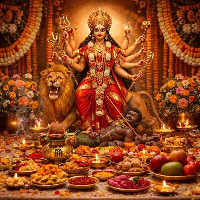 दुर्गाष्टमी कन्या पूजन विधि: शास्त्रसम्मत अनुष्ठानिक विधि एवं मीमांसा