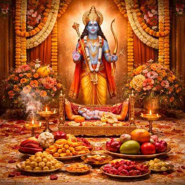रामनवमी पूजा विधि: मर्यादा पुरुषोत्तम श्रीराम जन्मोत्सव की शास्त्रसम्मत पूजा-विधि एवं व्रत-विधान